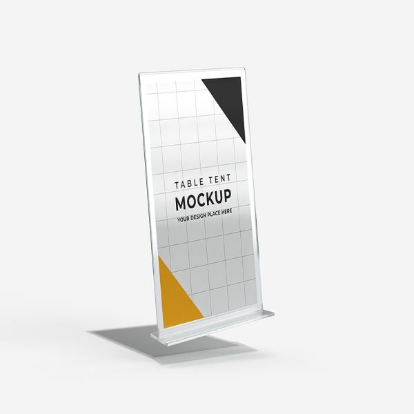 Changeable Acrylic Table Top Name Plates A4 Inches Two Side