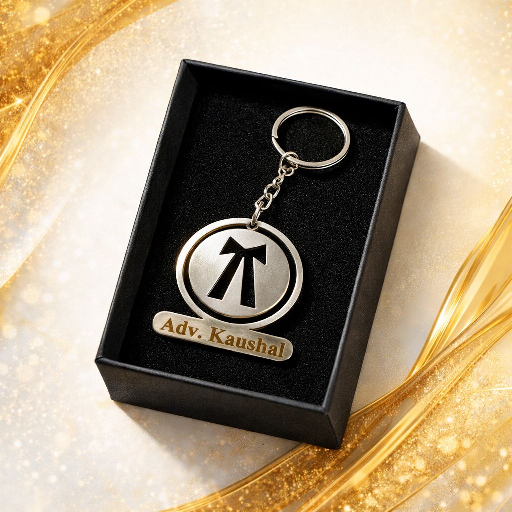 Advocate Metal Keychain